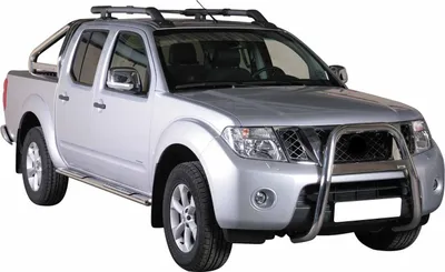 Produktbild von Stahl Seitenschweller Schwellerrohre für Nissan Navara Double Cab 2010-2014 Grau