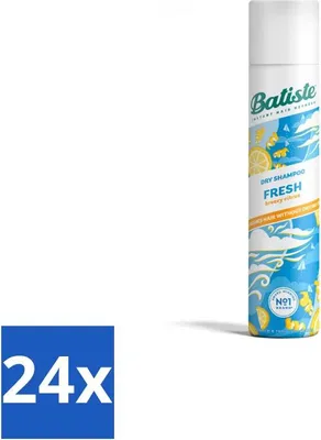 Image de Batiste - Fresh - Shampooing sec - Parfum frais et propre - Rafraîchit et donne de la tenue - 200 ml - Pack avantage - 24 pièces
