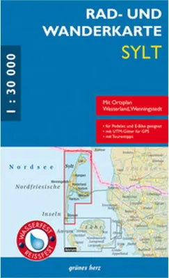 Produktbild von Rad- und Wanderkarte Sylt