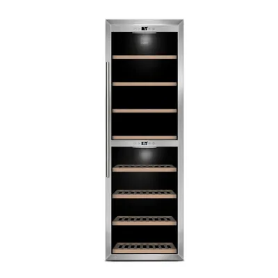 Produktbild von Caso WineComfort 1800 Smart, Weinkühler mit Kompressor, Freistehend, 180 Flasche(n), 135 W, Innenbeleuchtung, Schwarz, Edelstahl