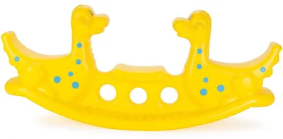 Zdjęcie produktu dla WOOPIE Bujak Wieloosobowy Dino Huśtawka Równoważna Żółta