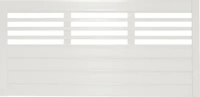 Produktbild von Vorgartenzaun Konsta Style 180 x 90 cm cremeweiß