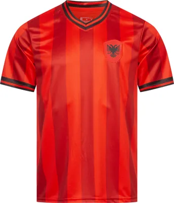 Zdjęcie produktu dla JELEX Koszulka męska Albania Retro History, czerwona, rozmiar L