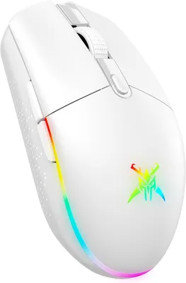 Image de Souris gaming, RGB 2,4 GHz/USB-C filaire, 8 000 DPI, rechargeable, souris gaming pour PC avec boutons programmables, compatible Windows XP/11/10/8/7, etc.