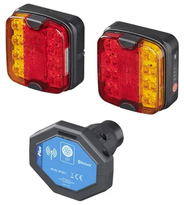 Image de Feux de remorque LED avec aimants sans fil (Bluetooth) 7 pôles