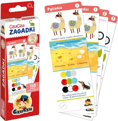 Produktbild von Bright Junior Media: Czuczu Zagadki Dla 6-7 Latków - 150 Obrazkowych Pytań