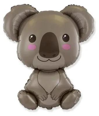 Image de Ballon en aluminium Koala, 60 cm - Flexmetal