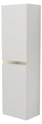 Zdjęcie produktu dla Szafka pod umywalkę "haaus Zed", 2 drzwi, MDF, biały połysk/biały, 29 x 22 x 104 cm