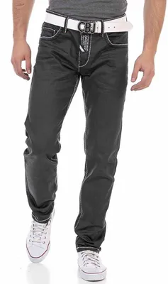 Produktbild von CD710 Herren Straight Fit-Jeans mit trendigen Kontrastnähten
