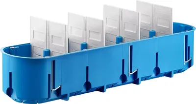 Zdjęcie produktu dla SIMET Puszka Podtynkowa Pięciokrotna P5X60D Głęboka Niebieska 1 SZT