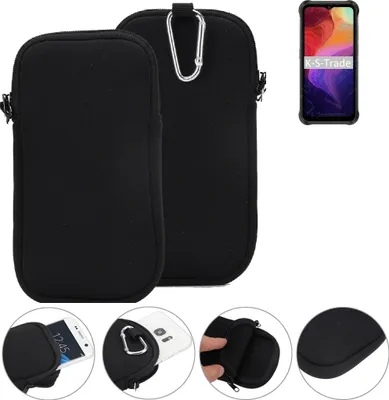 Produktbild von K-S-Trade Neopren-Hülle Handyhülle kompatibel mit Ulefone Power Armor 14 Pro Schutzhülle Neoprenhülle Sleeve Schutz-Hülle Gürtel Tasche Case