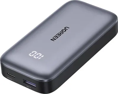 Produktbild von Ugreen Powerbank - 10000 mAh - 30 Watt - PD, QC, Apple Fast Charge - 2 Ausgabeanschlussstellen (USB, 24 pin USB-C)