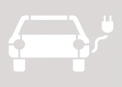 Immagine prodotto di Sagoma per parcheggio per veicoli elettrici L1200xW645mm PVC bianco