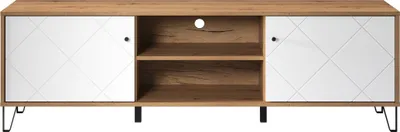Produktbild von trendteam Wohnen TV-Unterteil Touch Artisan Eiche Melamin/Weiß Matt Tiefzieh 183 x 56 x 40 cm