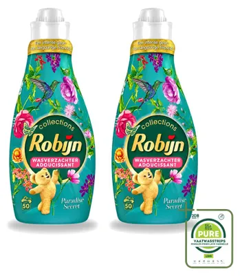 Produktbild von 2 x Robijn Collections Weichspüler Paradise Secret - 1,25 l - Großpackung - 2 Stücke