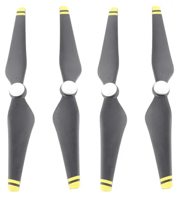 Produktbild von 2 Paar selbstspannende Propeller für DJI Phantom 3 Drone Quadcopter Zubehör (gelber Rand)