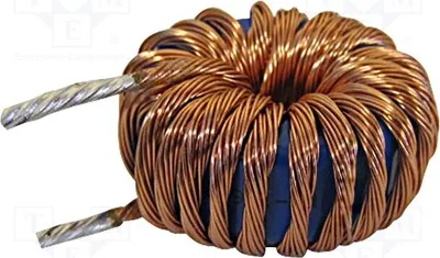 Produktbild von 1x Drossel: Draht THT 10mΩ DTMSS-27/0.047/15-V Ringdrosseln 15A 47uH