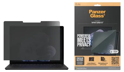 Produktbild von PanzerGlass ® Privacy Filters Microsoft Surface Laptop 13.5'' | 6 | 5 | 4 | 3 | 2, Microsoft, Microsoft - Surface Laptop 2 13.5'', Microsoft - Surface Laptop 3 13.5'', Microsoft - Surface..., Trockene Anwendung, Kratzresistent, Schockresistent, Transparent, 1 Stück(e)