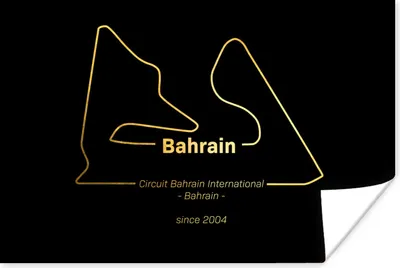 Produktbild von MuchoWow® Poster Bahrain - Formel 1 - Rennstrecke 90x60 cm - Schlafzimmer