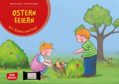 Produktbild von Ostern feiern mit Emma und Paul. Kamishibai Bildkartenset.