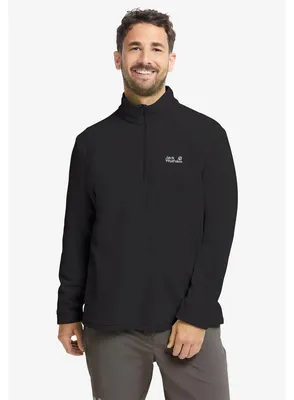 Produktbild von Jack Wolfskin Herren Pullover Taunus 100 Half Zip M Schwarz