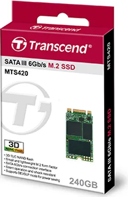 Obrázok produktu pre Transcend MTS420 - 240 GB SSD - interný - M.2 2242