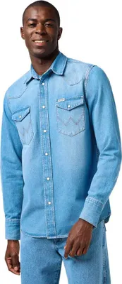 Immagine prodotto di Wrangler 112362744 Camicia a maniche lunghe Blu XL Uomo Blu XL