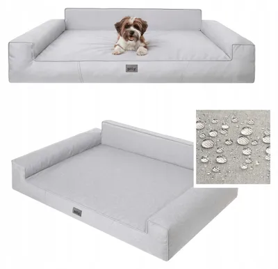 Obrázek produktu pro PillowPrim Psí pelíšek Glamour Ekolen L 79x54cm popelavý