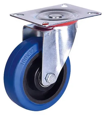 Produktbild von 100-mm-M?belrolle (4 Zoll), 4-Zoll-M?belrolle mit Bremse