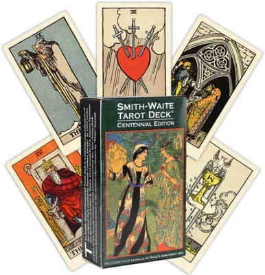 Immagine prodotto di Set di 78 carte per la divinazione con i tarocchi, ideale per principianti, con immagini olografiche