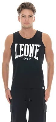 Image de Débardeur Leone 1947 Apparel avec grand logo Boxing. Un style affirmé pour l'entraînement.