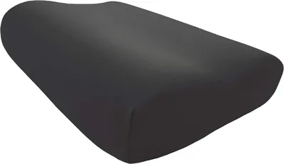 Productafbeelding van Lux Hoes geschikt voor Tempur Shape S, M, L hoofdkussen, 50 x 31 cm, jersey kussensloop voor neksteunkussen, 100% katoen, in Antraciet