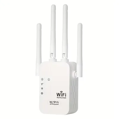 Obrázok produktu pre 1200 Mbit dualbandový zosilňovač WLAN, 1000 m² wifi repeater, 2,4 GHz a 5 GHz wifi prístupový bod – WIFINA 5G