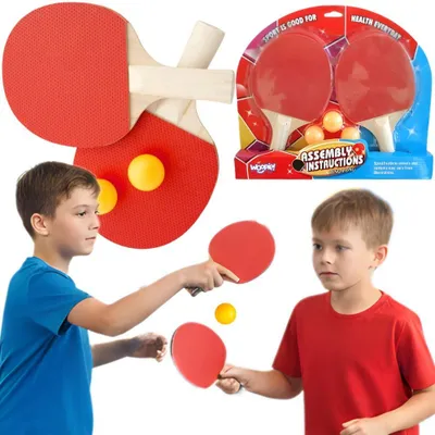 Obrázek produktu pro Sada pingpongových raket na stolní tenis Woopie + 3 míčky
