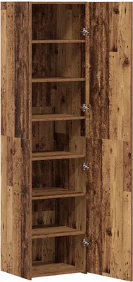 Image de Haut Armoire Bois ancien 45 x 42,5 x 185 cm