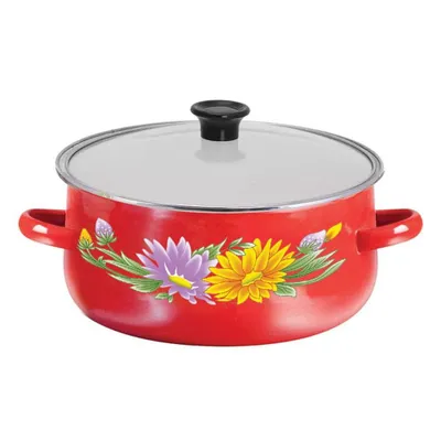 Produktbild von Klausberg emaillierter Topf 20 cm 2,8 l KB717020RD