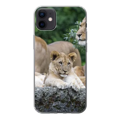 Produktbild von MuchoWow® Handyhülle Schutzhülle Hülle für iPhone 12 mini Löwen - Tiere - Jungtiere Silikon Softcase Handy Hülle - Bild