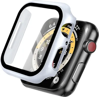 Productafbeelding van imoshion Full Cover Hardcase voor de Apple Watch 7 / 8 / 9 - 45 mm - Zilver