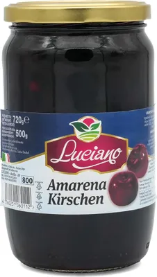 Image de Luciano Cerises italiennes Amarena parfaites pour les cocktails 420g