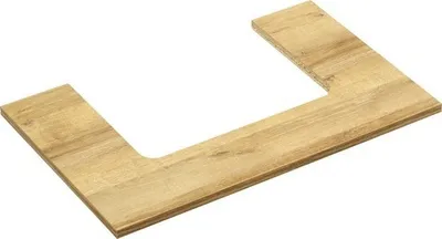 Produktbild von Waschtischplatte Pelipal 780 x 500 mm Holz Mit Ausschnitt
