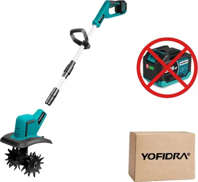 Obrázek produktu pro Elektrický zahradní kultivátor, vysoký výkon, uživatelsky přívětivý design, bez baterie