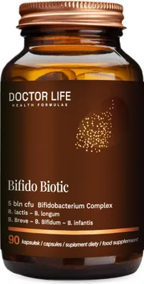 Produktbild von Doctor Life Bifido Biotic wsparcie mikrobioty jelitowej, 90 kapsułek