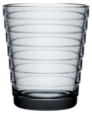 Produktbild von iittala - Aino Aalto Trinkglas 22 cl grau, 2er Set