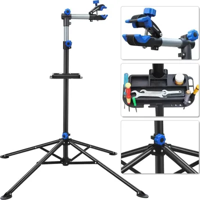 Produktbild von Yaheetech Montageständer Reparaturständer für Fahrrad Klappbar 108-190 cm Verstellbar Fahrradständer
