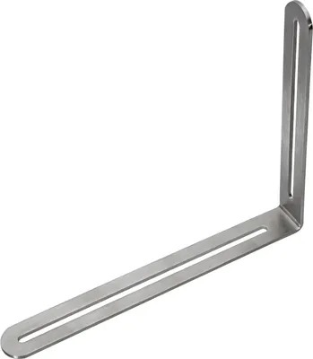 Produktbild von Edelstahl Winkelverbinder Langloch Winkel Langlochwinkel Verbinder Holzverbinder 165x200x24mm