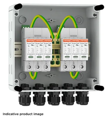 Produktbild von Mersen Photovoltaik-Stringbox 2 MPP 1000V Typ 1+2 PVBT12-1000V-B-213