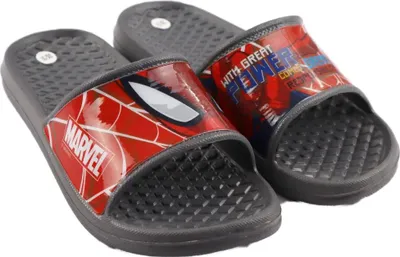 Produktbild von Marvel Spiderman Kinder Badelatschen Sandalen – Dunkelgrau / 24/25