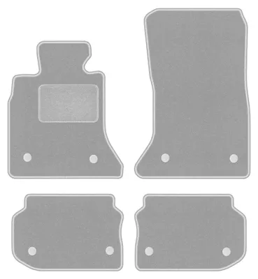 Immagine prodotto di Tappetini in moquette per BMW 5 F10 2010-2013 (berlina) – set 4 pezzi, grigi, su misura – Wielganizator OSLO