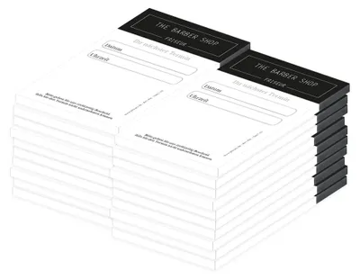 Image de Carnet de rendez-vous PRICARO « Barber-Shop » (lot de 20)