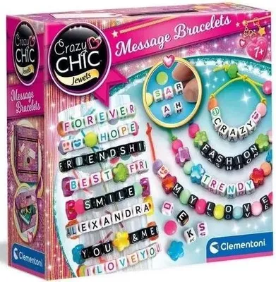 Immagine prodotto di Bracciali Clementoni Crazy Chic con messaggio 18640